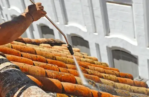 Nettoyage de toitures - Bétête